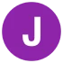 Purple Letter J Icon